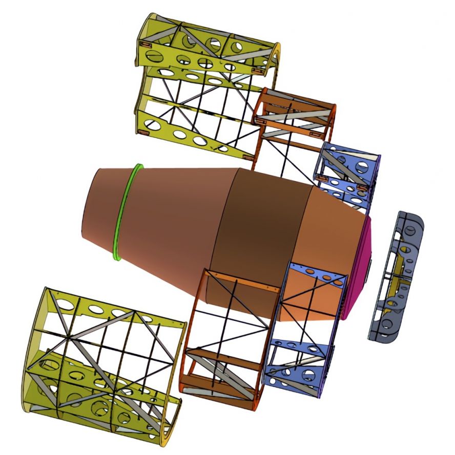 封頭胎膜、前錐胎膜、中節(jié)胎膜、后錐胎膜